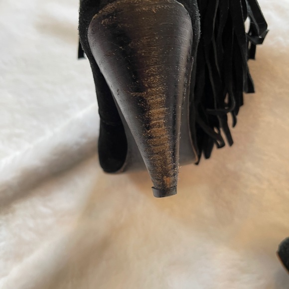Vintage Sarkany | Fringe Suede Boots - Picture 5 of 6